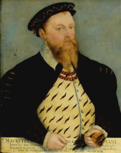 Kurfuerst Moritz von Sachsen, Lucas Cranach d. J. (1515 - 1586) in: Staatl. Kunstsammlungen Dresden